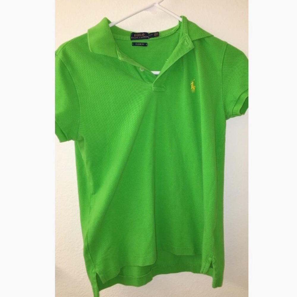Light green polo